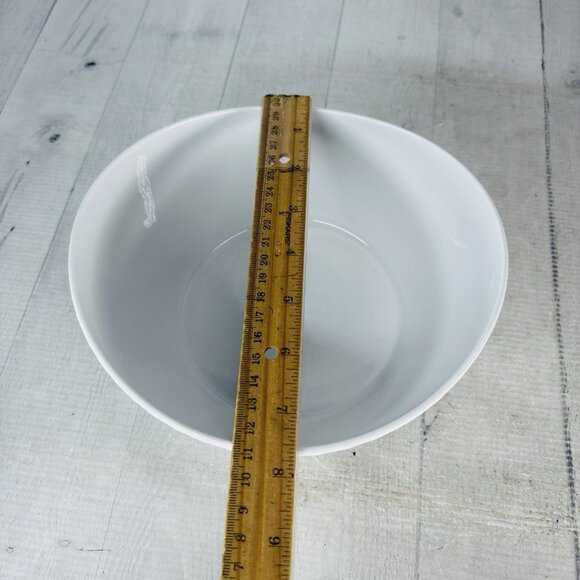 Over And Back DIAMOND White Embossed Criss Cross 8" All Purpose Bowl Set of 2 - Picture 9 of 15